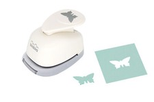 Bira Craft 1 inch Butterfly 3 Shape Lever Action Craft Punch for Paper Crafting