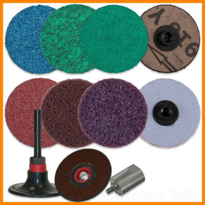 Klingspor QMC Schleifscheibe Vliesscheibe Quick Change Discs Stützteller Adapter