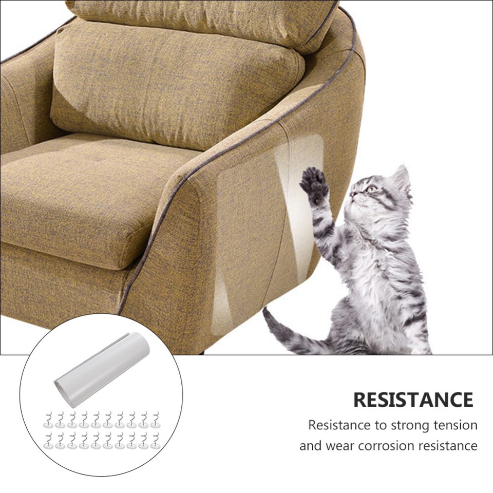 6 Pcs Deterrent Training Tape Cat Scratch Couch Guards Stickers Shield