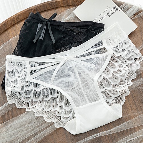 Damen Sexy Spitze Slip Höschen Netz Dessous durchsichtig Unterwäsche Slips - Bild 7 von 15