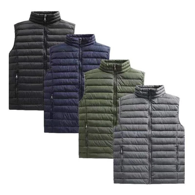 Mens Quilted Padded Gilet Outdoor Sleeveless Coat Bodywarmer Jacket Size S-2XL