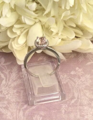 Vintage Jewellery Gold Ring Champagne and White Sapphires Antique Deco Jewelry U - Picture 8 of 9