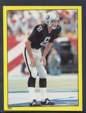 Topps 1982 American Football Sticker No 260 - Ray Guy, Oakland Raiders (T187)