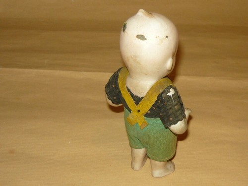 BAMBOLOTTO CERAMICA BISQUIT VINTAGE ANNI 20 cm. 16 - Foto 2 di 3