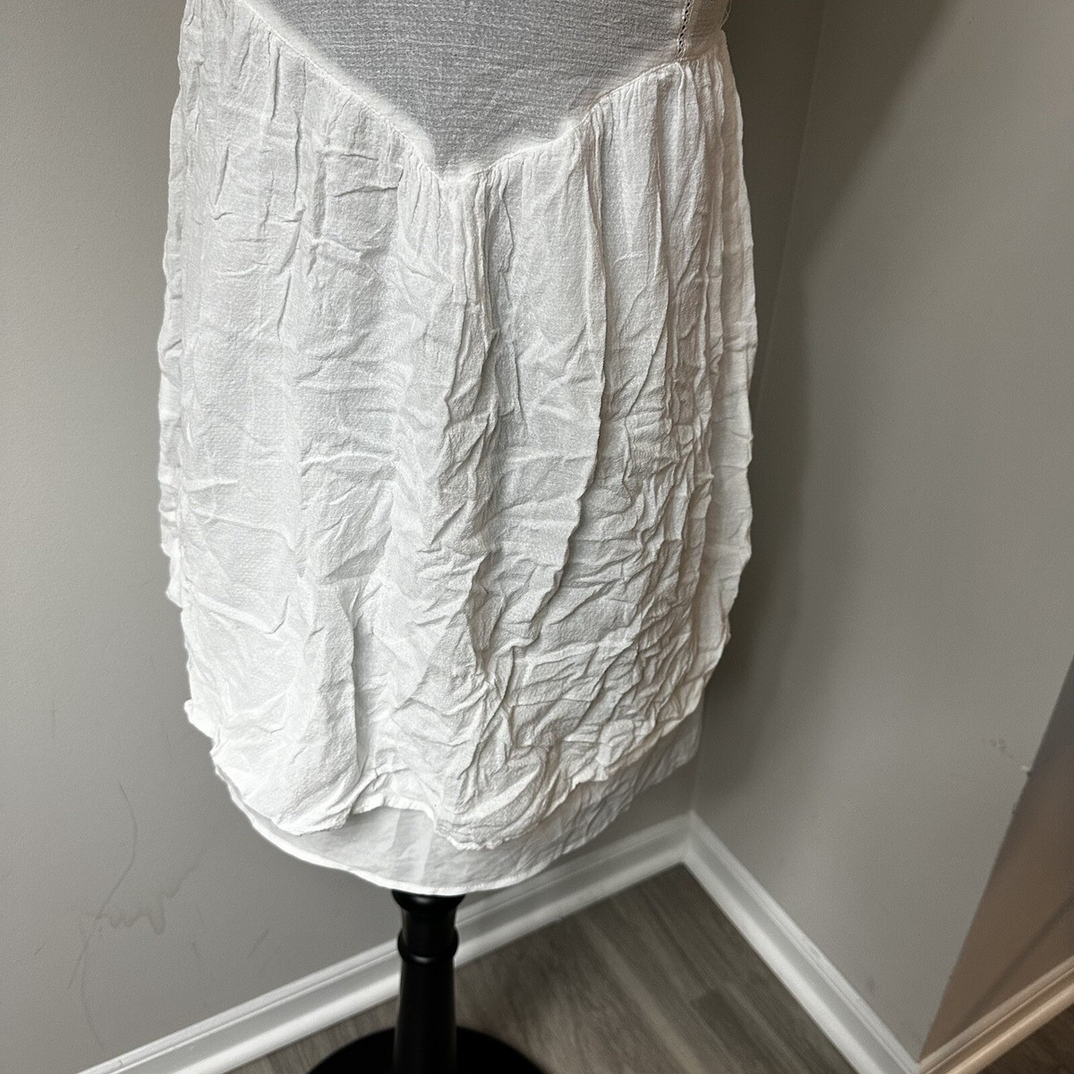 Mango Suit Collection Sheer White Dress in Size 4 | eBay Mango Suit Collection Sheer White Dress in Size 4 | eBay