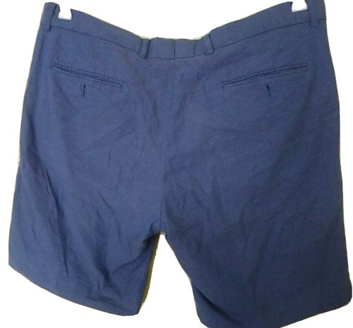 Oxford Blue Cotton Shorts Sz 36-38 - Picture 6 of 8