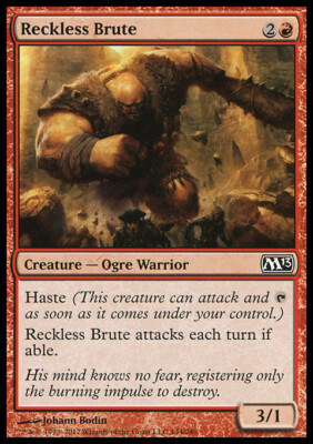 MTG Magic the Gathering Reckless Brute (144/260) Magic 2013 LP