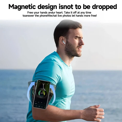 Étui de protection adapté pour téléphone antichoc course gym jogging téléphone bras sangle - Photo 12 sur 27