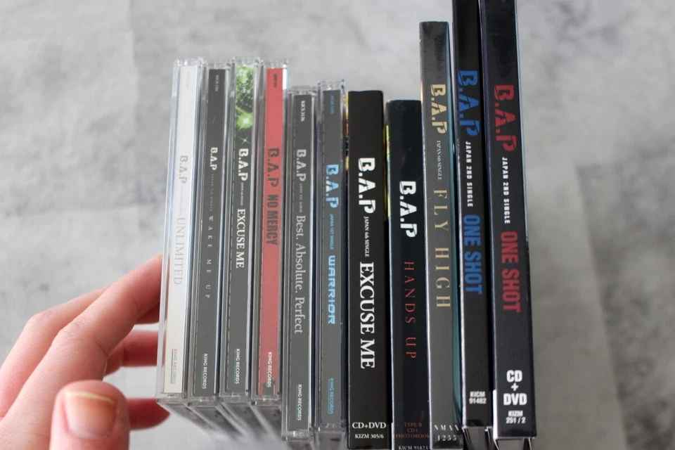 НАБОР x11 B.A.P Япония CD DVD без пощады извините меня Fly High один SHot без фотокарточки - Изображение 4 из 4