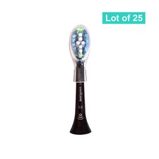 Lot of 25  Genuine Philips Sonicare DiamondClean C3 Heads  Black  w/o Box