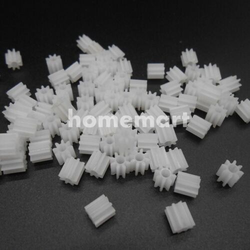 50 piezas 0,5 M 8T plástico husillo engranaje agujero apertura 1 mm 0,95 mm 81A 8 dientes 5 mm - Imagen 8 de 8