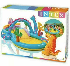 dinoland inflatable play center