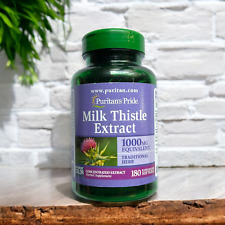 Milk Thistle Seed Extract 1000 mg 180 softgels, BB 05/2026