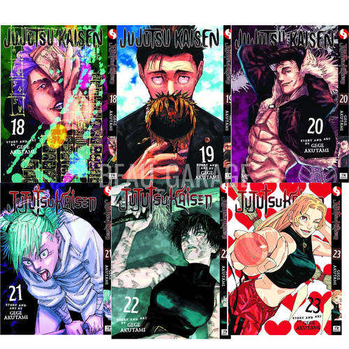 Jujutsu Kaisen Manga English Full Set Vol 0-25 Gege Akutami Comics DHL Express - Picture 8 of 9
