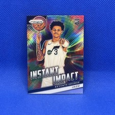 2023-24 Panini Prizm - Instant Impact Silver Prizm #11 Keyonte George (RC)