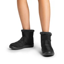 Women Faux Fur Lined Snow Boots Zip Up Comfortable Lightweight Outdoor Booties