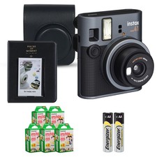 Fujifilm Instax Mini 41 Instant Film Camera Black w/ 100 Film, Case Album