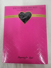 Victoria's Secret Couture Collection Scroll Hear Pantyhose Size Medium