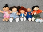 Cabbage Patch Kids Dolls Mixed Sizes/Outfits Plush Soft Body Vintage Lot of 5