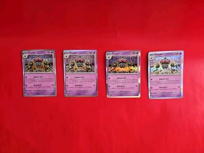 Claydol 095/197 Sv03: Obsidian Flames Holo Play Set Bundle X (4)