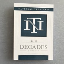 Panini 2020 National Treasures Decades Booklet DB-1970S Autograph /10