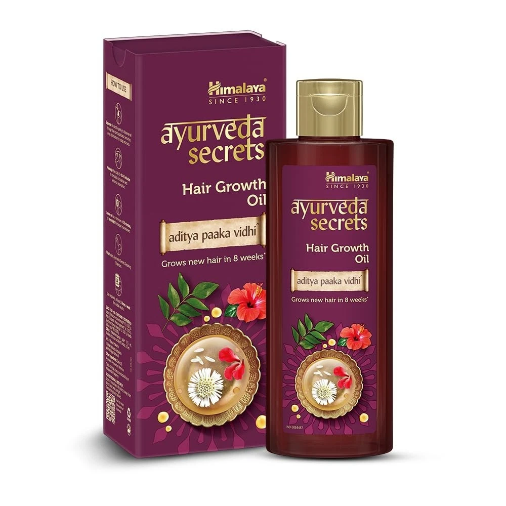 Himalaya Ayurveda Secrets Ayurveda Hair Growth Oil | With Bhringaraja, Hibiscus