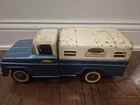 Vintage 1960s Tonka Fisherman Mound Minn Pickup Truck - Top Pressed Steel Toy