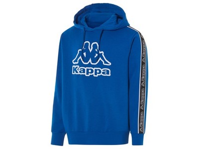 Kappa Herren Sweathoodie, Regular Fit, M, blau - B-Ware neuwertig