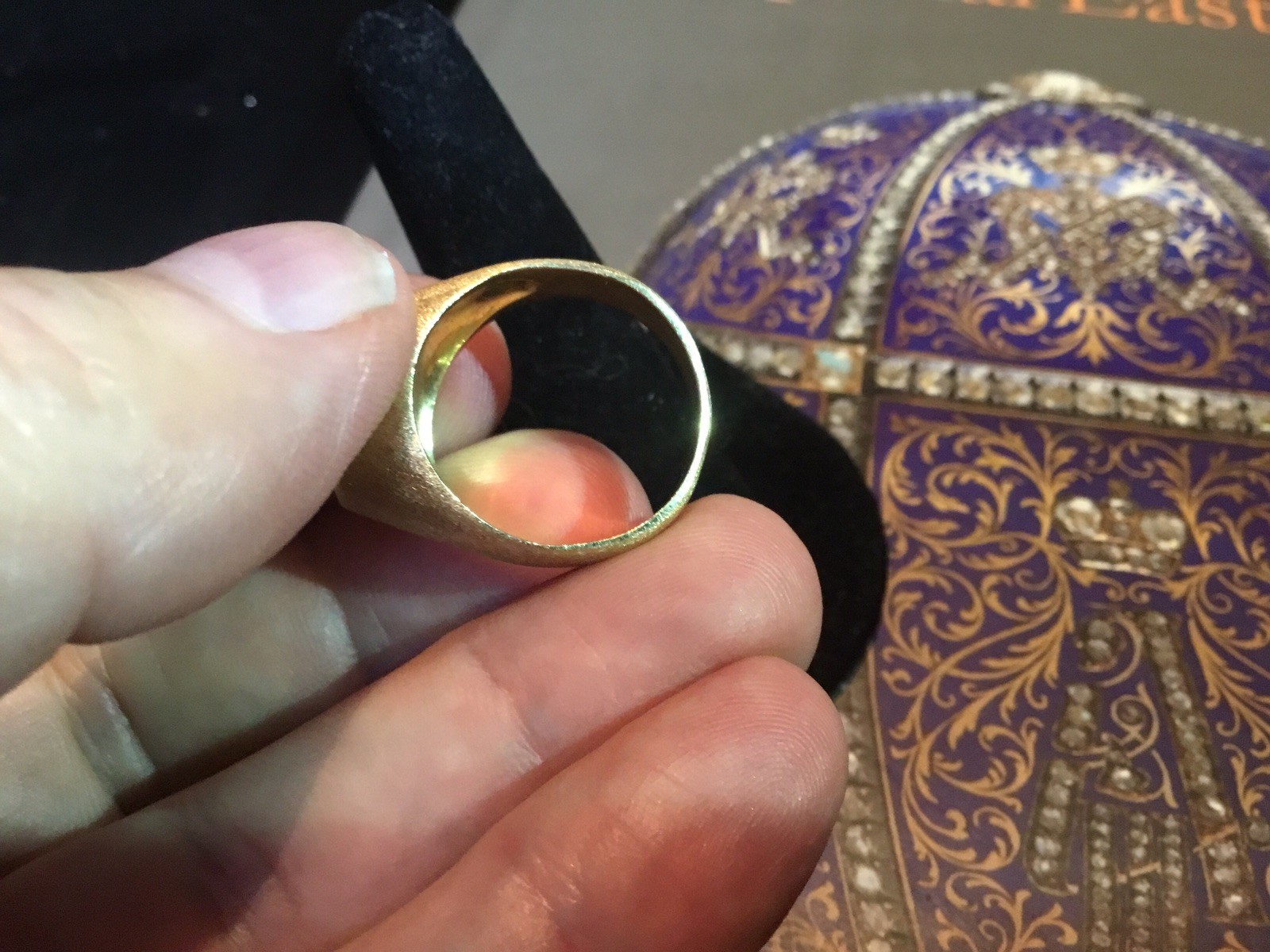 AUTHENTIC VINTAGE SOLID 14KT GOLD-Australian Blac… - image 11