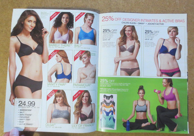Carson's Catalog FASHION - Bras Underwear - Male & Female Models
