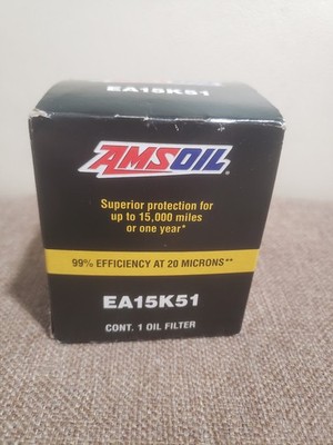 AMSOIL Oil Filter 15,000-Mile Interval Spin-On Genuine New Extended Life