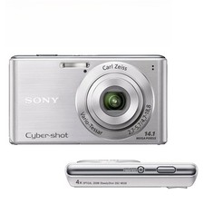 Sony Cyber-shot DSC-W530 Vintage Digital Camera 14.1MP 4x Optical Zoom Silver