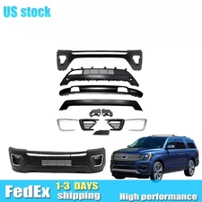 Front Bumper Complete Assembly F1000747-A Fit 2018-2021 Ford Expedition