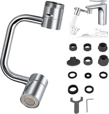 1440  Rotatable Faucet Aerator Extension, 2025 New 2 Modes Universal Sink Fauce