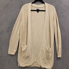 Gap Open Cardigan Sweater Women Size Medium Pockets Comfy Cozy Warm Casual