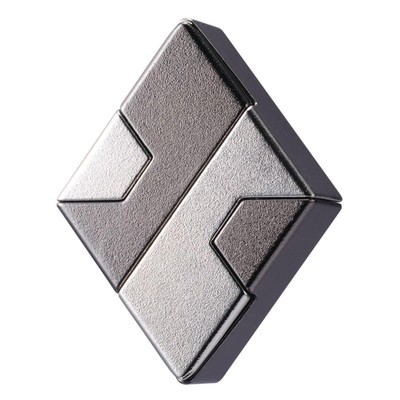 BePuzzled   Diamond Hanayama Metal Brainteaser Puzzle Mensa Rated Level 1, for A