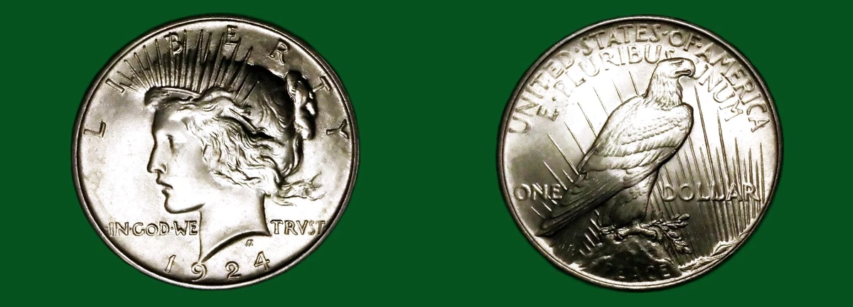 1924 Peace Dollars for sale | eBay