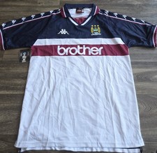 Kappa Manchester City MUFC 97/98 Away Football Soccer Jersey Mens Size XL
