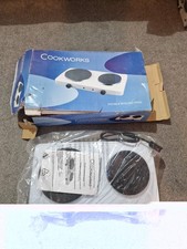 Cookworks Double Boiling Ring Twin Electric Hot Plate Hob 2300W New Boxed