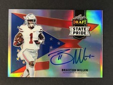 2016 Leaf Metal Draft Braxton Miller State Pride Auto 