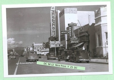 Found PHOTO Old 1941 Standard Oil Gas Service Station Redding Calif