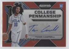 2023-24 Prizm Draft Picks College Penmanship Red 43/149 Tyger Campbell Auto 0xh3
