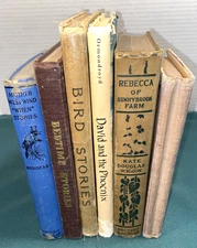 Lot of 6 ~ Antique/Vintage & Classic Children's Hardcovers ~ Decorative / Decor