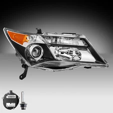 For 2007-2013 Acura MDX w/o Adaptive Headlights HID Right Side Headlight W/Bulbs