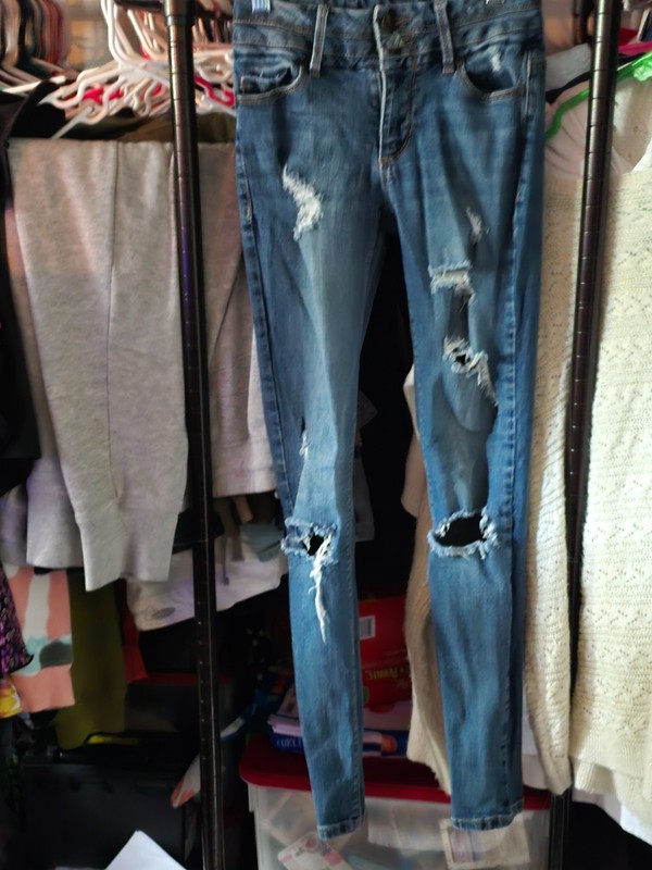 Women Blue Spice Jeans Size 0 Skinny
