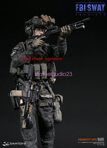 Figura de acción DAMTOYS DAM78044B FBI SWAT TEAM AGENT - SAN DIEGO 1/6 Soldier ¡NUEVA! - Imagen 13 de 19