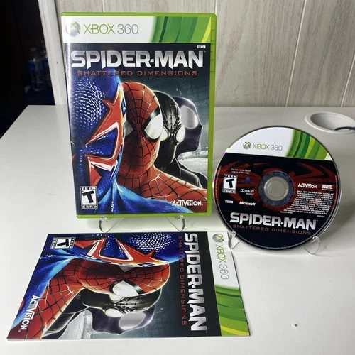 Spider-Man: Shattered Dimensions (Microsoft Xbox 360, 2010) CIB & TESTED