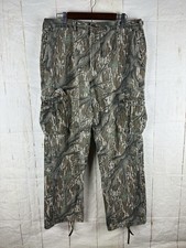    MOSSY OAK  Rare 90s 100 Cotton Treestand Cargo Pants - MADE IN USA - LARGE