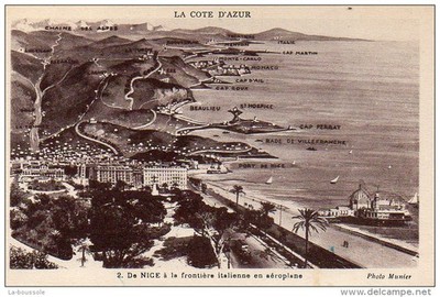 06 Von Nizza zur italienischen Grenze mit dem Flugzeug