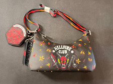 Loungefly Stranger Things Hellfire Club Crossbody Bag Glows in the Dark